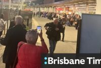 Brisbane Airport terminal evacuated, causing significant delays for hundreds