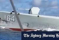 Chinese ships collide while chasing Philippine boat in South China Sea