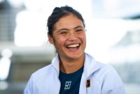 Emma Raducanu back in her 'happy place' at US Open