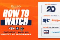 How to Watch: Broncos at Saints