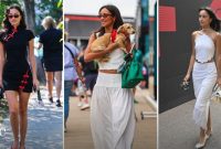 Is Alexandra Saint Mleux sport’s most fashionable WAG? F1 driver Charles Leclerc’s girlfriend is known for her race day looks by Sau Lee and Jacquemus – and has partnered with Rhode and Meshki