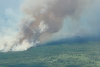 Miramichi wildfire burns into 6th day, nearly tripling in size over 24 hours