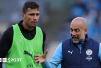 Rodri: Manchester City midfielder has had injury setback - Pep Guardiola