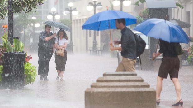 Severe thunderstorm watch in effect for much of Quebec following severe heat