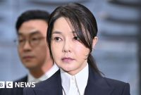 South Korea's ex-first lady arrested in bribery probe